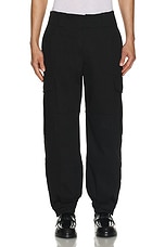 Alexander McQueen Large Pocket Trouser in Black, view 4, click to view large image.