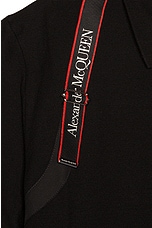 Alexander McQueen Polo Pullover in Black, view 3, click to view large image.