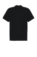 Alexander McQueen Polo Piquet Bio in Black, view 2, click to view large image.
