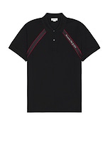 Alexander McQueen Polo in Black, view 1, click to view large image.
