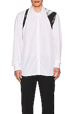 Alexander McQueen Shirt in White, view 4, click to view large image.
