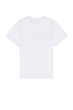 Alexander McQueen T-shirt in White & Yellow, view 2, click to view large image.