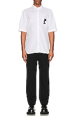 Alexander McQueen Pocket Bp Shirt in White, view 5, click to view large image.