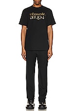Alexander McQueen T-shirt in Black & Gold, view 4, click to view large image.
