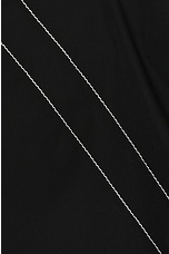 Alexander McQueen Stitching Harness Long Sleeve Shirt in Black, view 3, click to view large image.