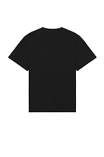 Alexander McQueen Logo T-shirt in Black & Red, view 2, click to view large image.
