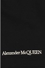 Alexander McQueen Harness Short Sleeve Shirt in Black, view 3, click to view large image.