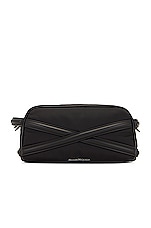 Alexander McQueen Wash Bag in Black, view 1, click to view large image.