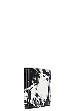Alexander McQueen Billfold Wallet in Black & White, view 3, click to view large image.