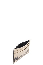 Alexander McQueen Card Holder in Beige, view 4, click to view large image.