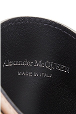 Alexander McQueen Card Holder in Beige, view 5, click to view large image.