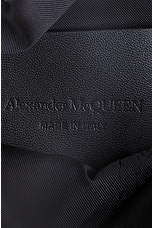 Alexander McQueen Phone Holder in Black & Off White, view 5, click to view large image.