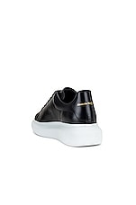 Alexander McQueen Sneaker in Black, view 3, click to view large image.