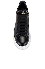 Alexander McQueen Sneaker in Black, view 4, click to view large image.