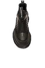 Alexander McQueen Tread Shoe in Black, view 4, click to view large image.