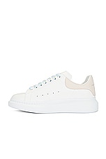 Alexander McQueen Oversized Sneaker in White & Trench, view 5, click to view large image.