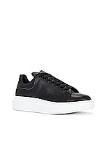 Alexander McQueen Oversized Sneaker in Black & Fume, view 2, click to view large image.
