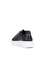 Alexander McQueen Oversized Sneaker in Black & Fume, view 3, click to view large image.