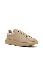 Alexander McQueen Low Top Sneaker in Stone, view 2, click to view large image.