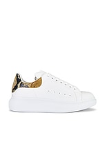McQueen Oversized Sneaker in White & Multicolor | FWRD