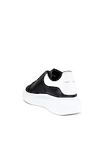Alexander McQueen Sneaker in Black & White, view 3, click to view large image.