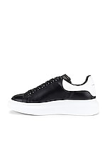 Alexander McQueen Sneaker in Black & White, view 5, click to view large image.
