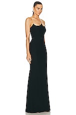 Alexander McQueen Strapless Evening Dress in Black, view 2, click to view large image.