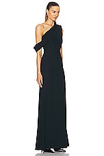 Alexander McQueen Evening Dress in Black, view 2, click to view large image.