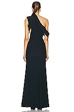 Alexander McQueen Evening Dress in Black, view 4, click to view large image.