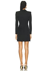 Alexander McQueen Evening Blazer Dress in Black, view 3, click to view large image.