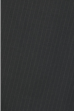 Alexander McQueen Wool Pinstripe Day Dress in Grey, view 5, click to view large image.