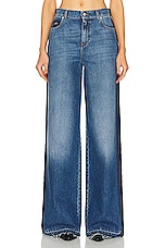 Alexander McQueen Denim Trouser in Worn Wash, view 1, click to view large image.