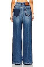 Alexander McQueen Denim Trouser in Worn Wash, view 3, click to view large image.