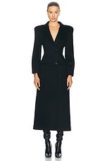 Alexander McQueen Tailored Coat in Black, view 1, click to view large image.