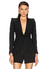 Alexander McQueen Tailored Jacket in Black, view 1, click to view large image.