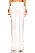 Alexander McQueen Tailored Pant in Light Ivory, view 1, click to view large image.