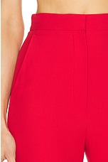 Alexander McQueen Crepe Trouser in Lust Red, view 6, click to view large image.