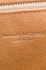 Alexander McQueen Skull Four Ring Flat Clutch in Black, view 6, click to view large image.