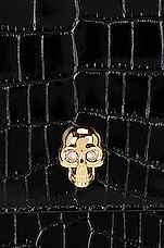 Alexander McQueen Medium Skull Bag in Black, view 8, click to view large image.