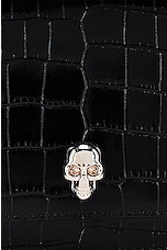 Alexander McQueen Small Skull Bag in Black, view 8, click to view large image.