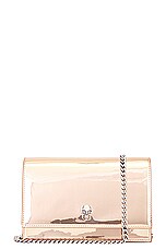 Alexander McQueen Small Skull Bag in Copper, view 1, click to view large image.