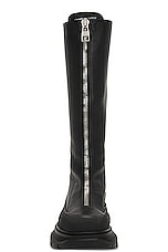 Alexander McQueen Rubber Tread Boot in Black, view 4, click to view large image.