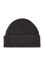 ami ADC Beanie in Dark Grey, view 2, click to view large image.