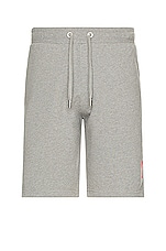 ami Adc Short in Heather Grey, view 1, click to view large image.