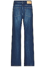 ami Straight Fit Jeans in Used Blue, view 2, click to view large image.