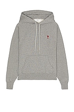 ami De Coeur Hoodie in Heather Grey, view 1, click to view large image.
