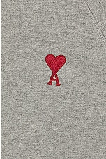ami De Coeur Hoodie in Heather Grey, view 3, click to view large image.