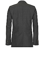 ami Two Button Jacket in Heather Grey, view 2, click to view large image.
