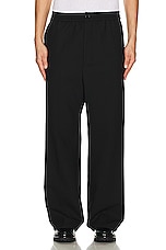 ami Elasticated Trousers in Black, view 3, click to view large image.