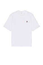 ami De Coeur Tshirt in White, view 1, click to view large image.